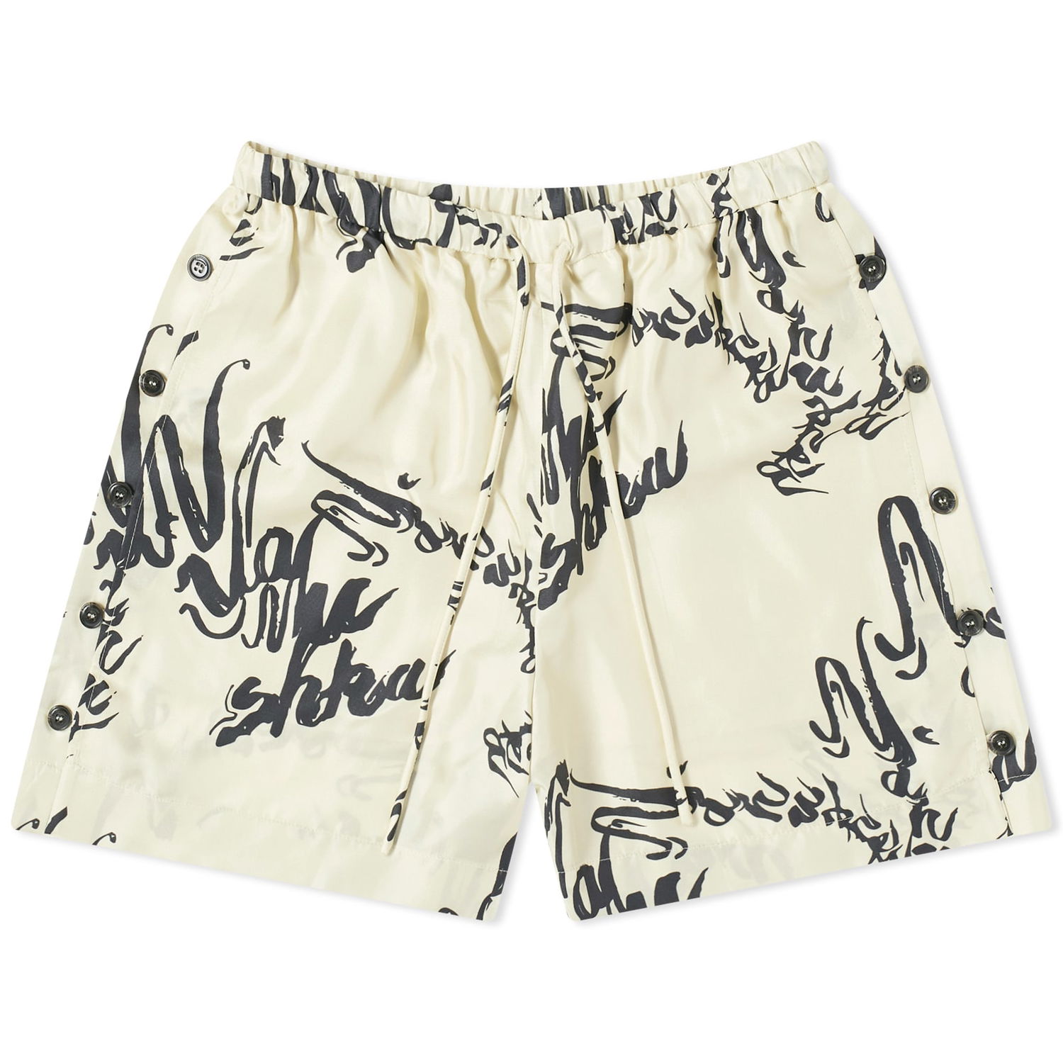 Къси панталони Nanushka Ceylin Printed Shorts Бежово | NW24RSST00171, 0