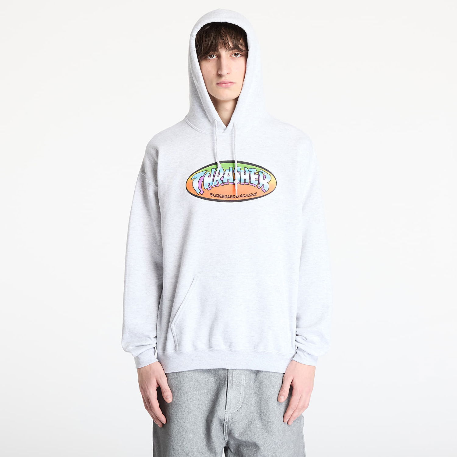 Суитчър Thrasher Thrasher Ninety Five by Spanky Hoodie Сиво | 145609GR, 0