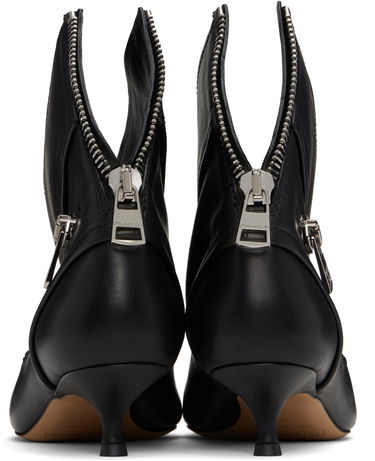 Кецове и обувки JW Anderson Biker Kitten Heel Ankle Boots Черно | BT0105-LA0268, 1