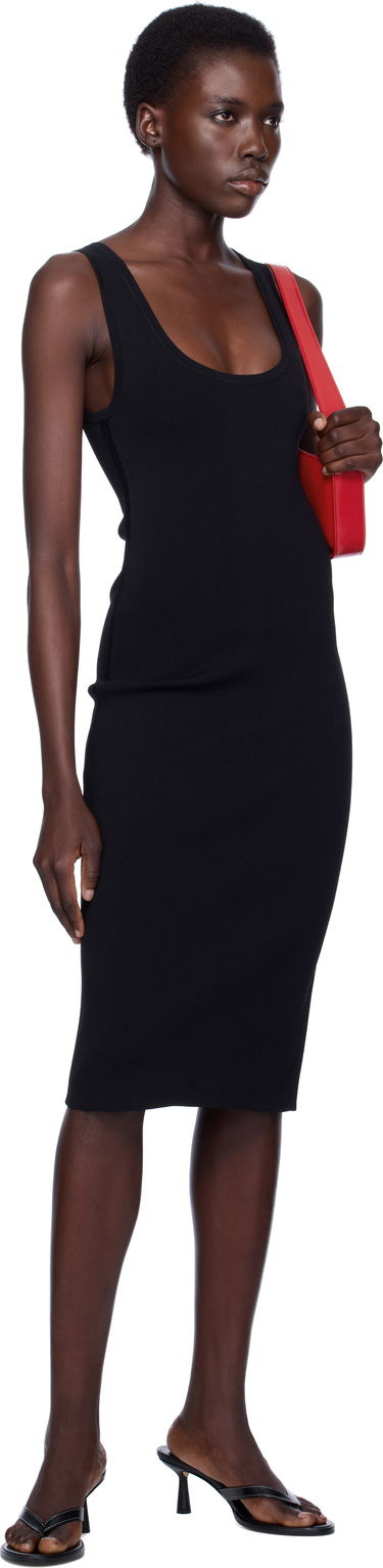 Pокля TOTEME TOTEME Short Tank Midi Dress Черно | 253-WRD0233-YA0187, 3