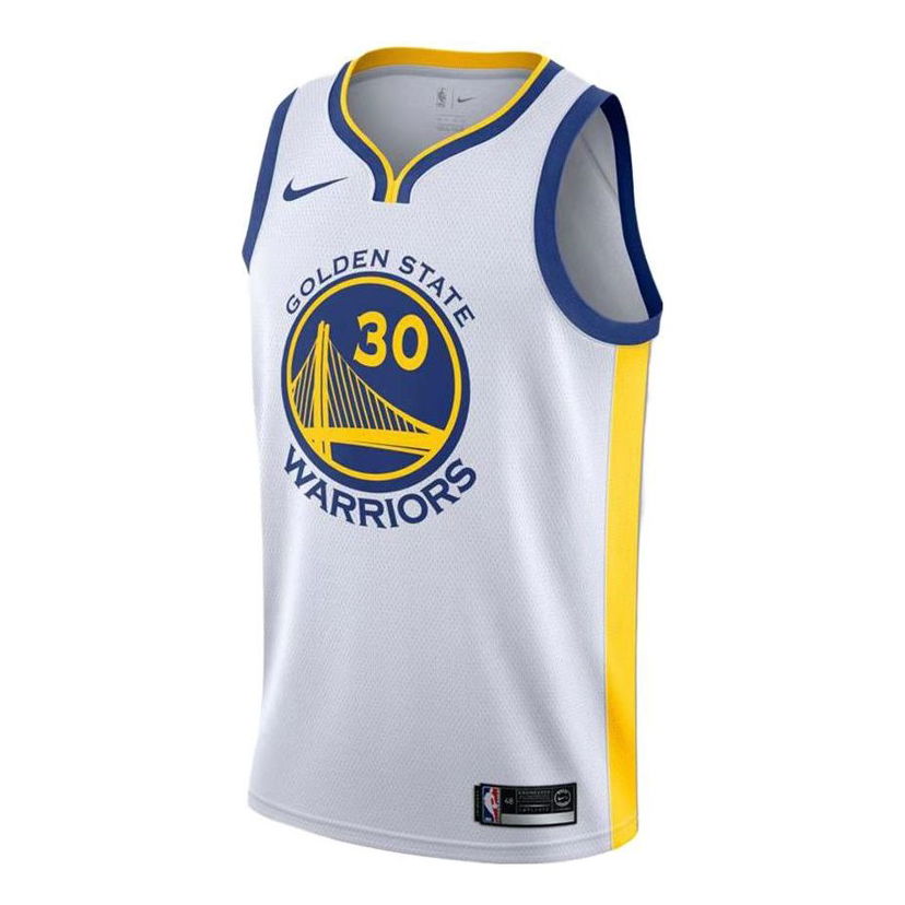 Фланелка Nike Golden State Warriors Stephen Curry Jersey Бяло | 864417-100