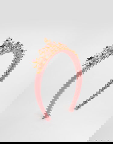 Аксесоари Dolce & Gabbana Dolce & Gabbana crystal-embellished headband Розово | WHR6J2W1111F0079, 0