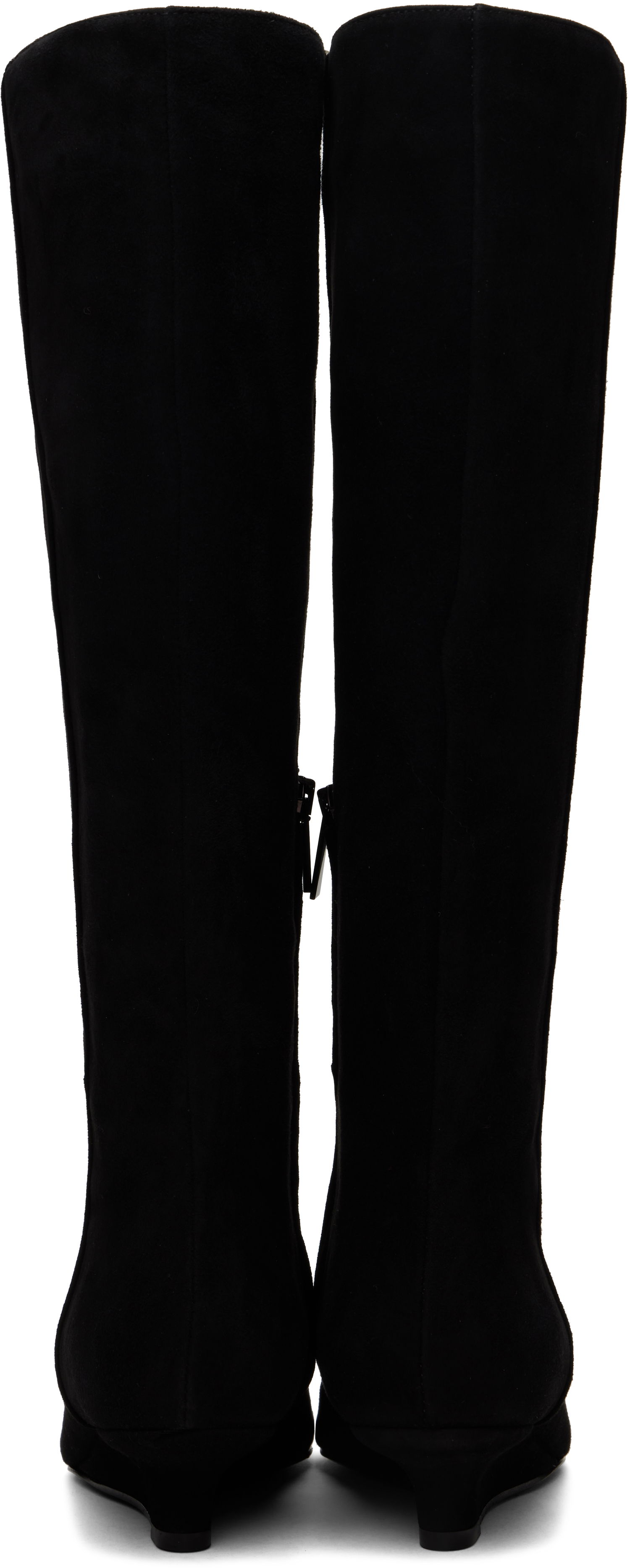 Облекло TOTEME TOTEME Sharp Suede Knee-High Boots Черно | 251-WAS4671-LE0012, 1