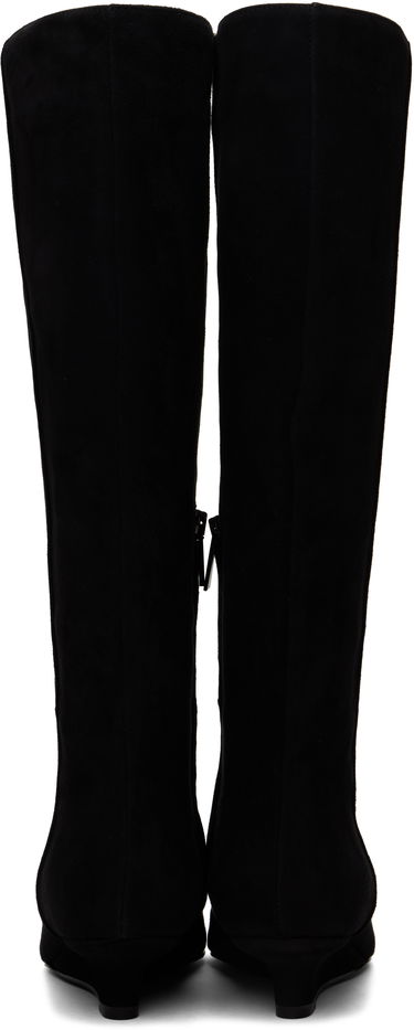 Облекло TOTEME TOTEME Sharp Suede Knee-High Boots Черно | 251-WAS4671-LE0012, 1