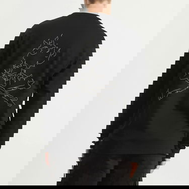 Тениска Mastermind WORLD MASTERMIND WORLD Beaded Long Sleeve T-Shirt Черно | MW25S15-TS070-011, 3