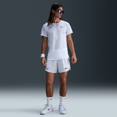 Тениска Nike Dri-FIT Rafa Challenger Short Sleeve Tennis T-Shirt Бяло | DV2887-101, 3