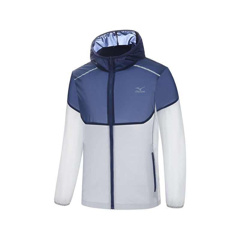 Ветровка Mizuno UV Protection Running Jacket Синьо | A2CE2A32