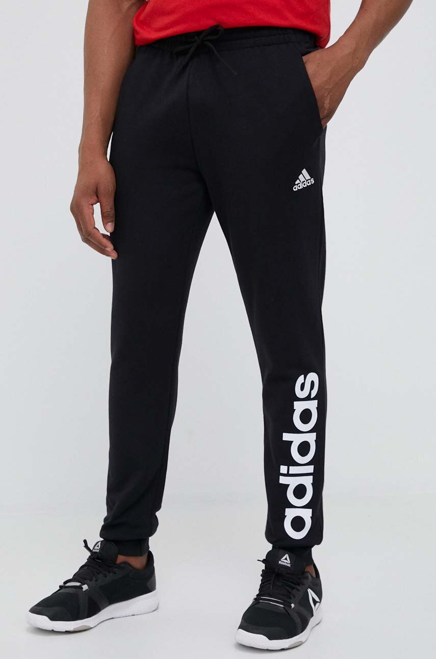 Спортни панталони adidas Originals Essentials French Terry Tapered Cuff Logo Joogers Черно | IC0063, 0