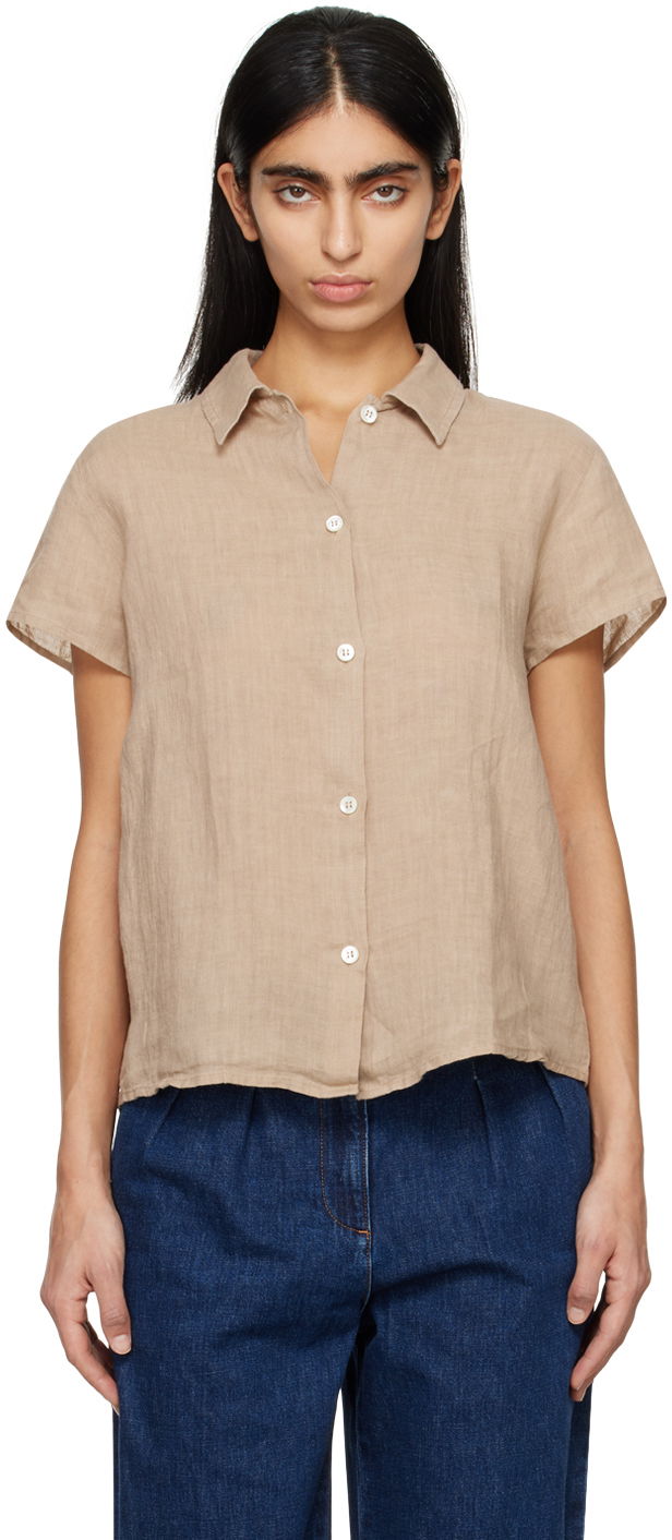Риза A.P.C. Marina Shirt Бежово | LIAEK-F12440, 0