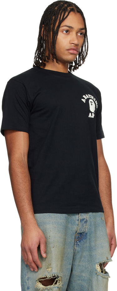 Тениска BAPE College Logo T-shirt Черно | 001TEL801028M, 1