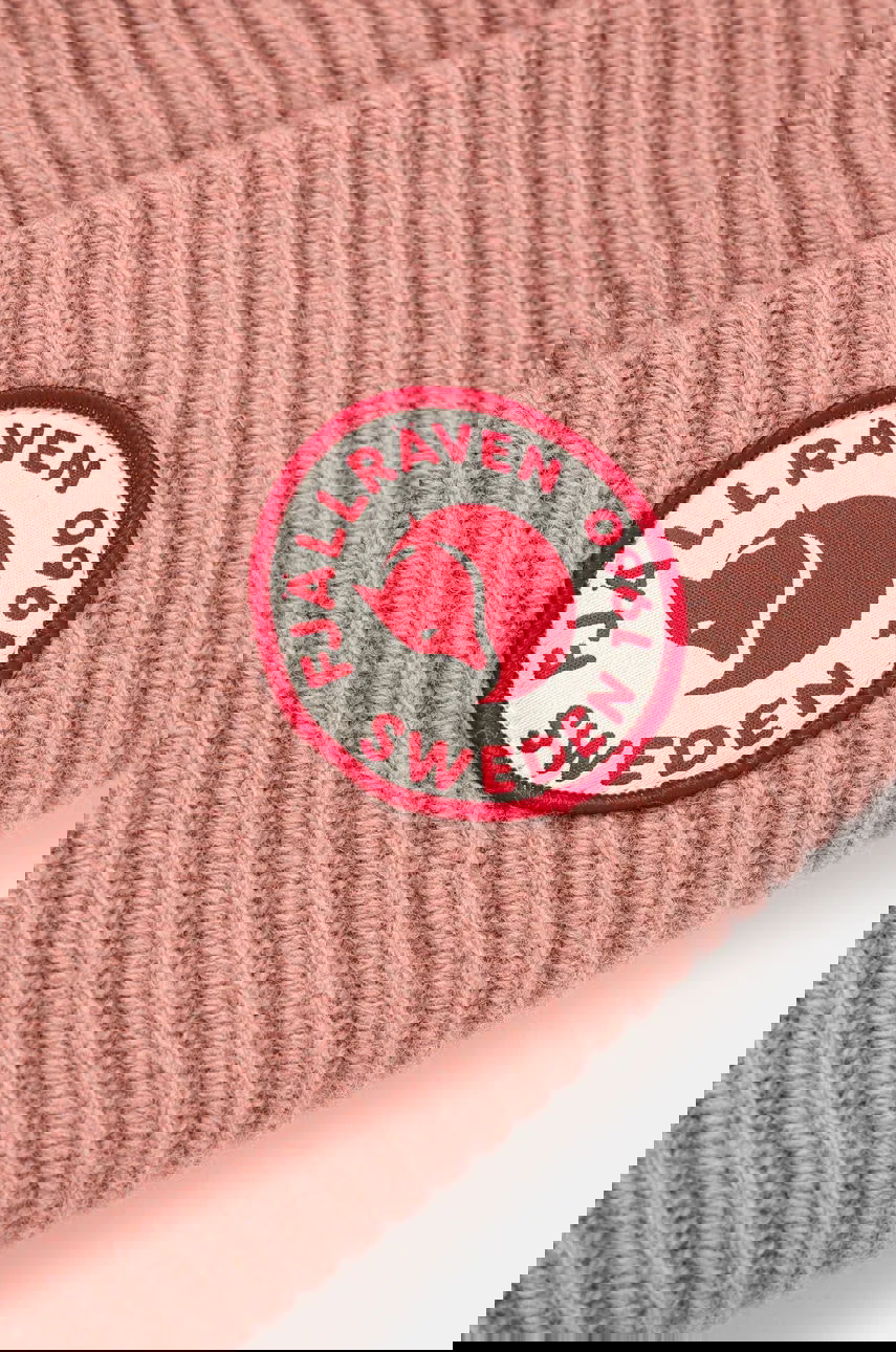 Шапка FJÄLLRÄVEN Fjallraven 1960 Logo Beanie Розово | F78142-300, 0