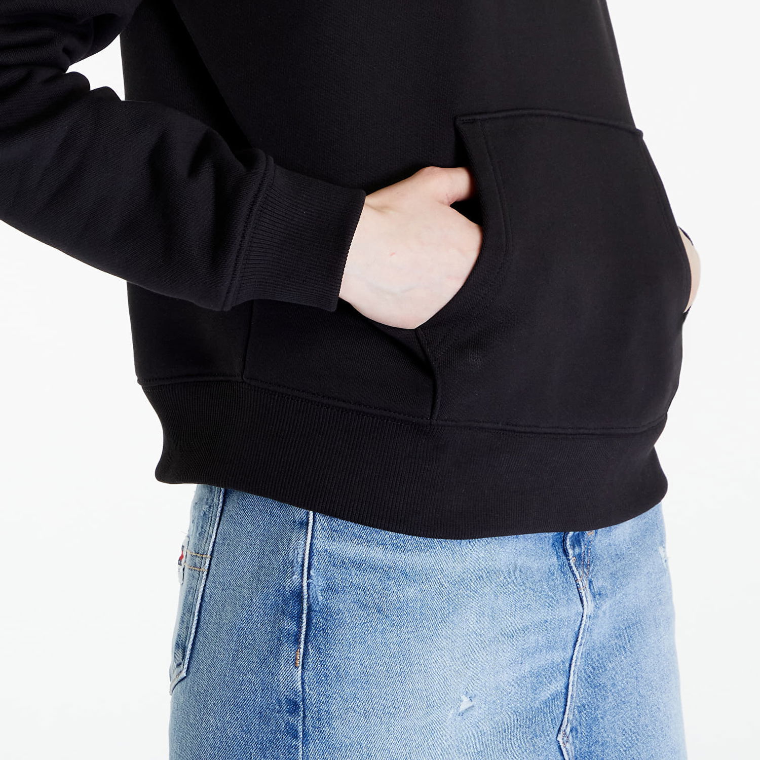 Суитчър Tommy Hilfiger Boxy Badge Hoodie Черно | DW0DW17326 BDS, 1