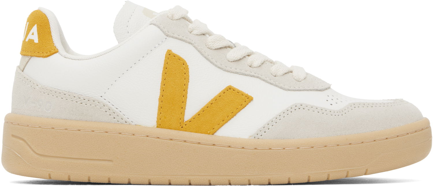 Кецове и обувки Veja V-90 Leather Бяло | VD2003894, 0