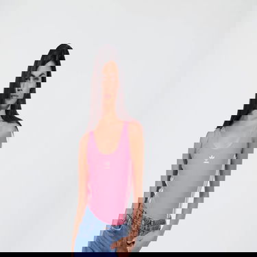 Бански adidas Originals Adicolor 3-Stripes Розово | IJ8663, 4