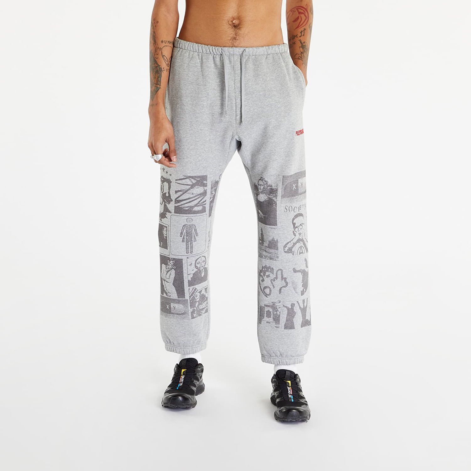 Спортни панталони Pleasures Choices Sweatpant Сиво | P23SP041 GREY, 0