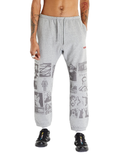 Спортни панталони Pleasures Choices Sweatpant Сиво | P23SP041 GREY