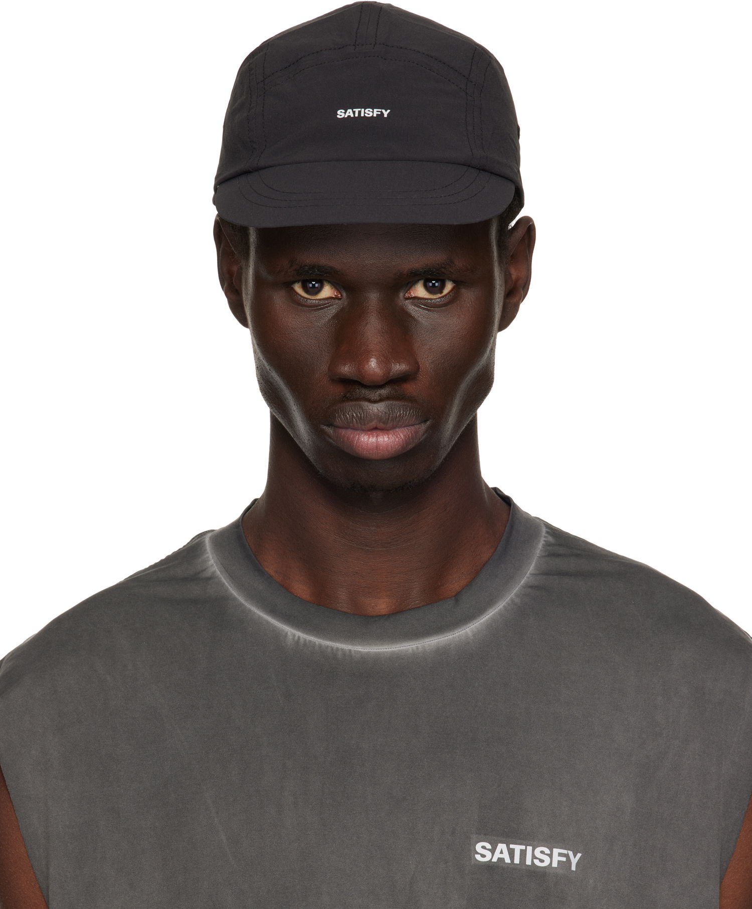 Шапка с козирка Satisfy Peaceshell Cordura Trail Cap Черно | 31014-BK-SA, 0