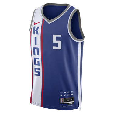 Фланелка Nike Dri-FIT NBA Swingman Jersey De'Aaron Fox Sacramento Kings City Edition 2023/24 Тъмно синьо | DX8518-402, 2