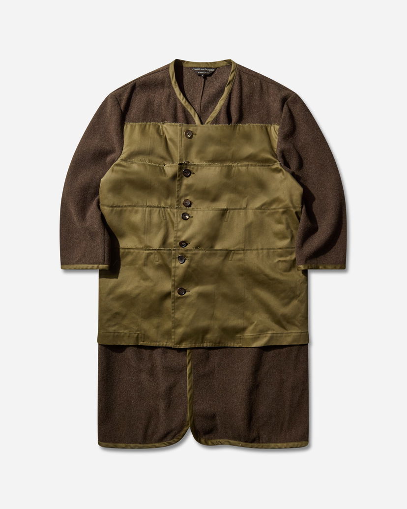 Палта Comme des Garçons Wool Paneled Liner Coat Многоцветен | PP-C008-W25 1