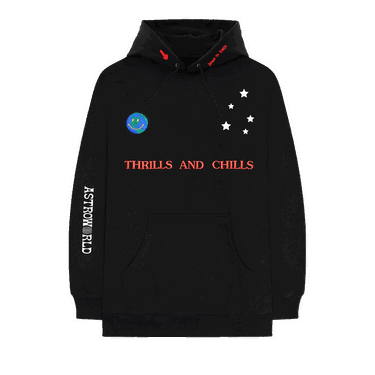 Суитчър Cactus Jack by Travis Scott Astroworld World Peace Hoodie Черно | 1945 1FW180106AWPH BLAC, 0