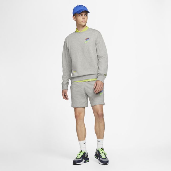 Суитчър Nike Essentials+ French Terry Crew Сиво | DJ6914-063, 0