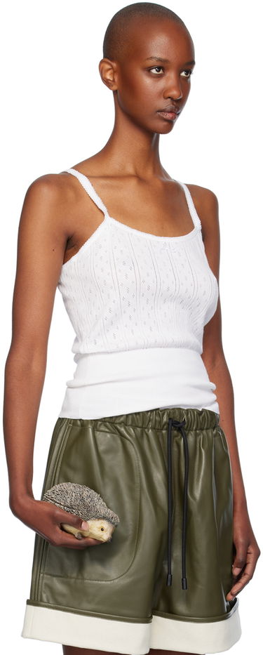 Потник JW Anderson JW Anderson Pointelle Knit Tank Top Бяло | KW1274-YN0389, 1