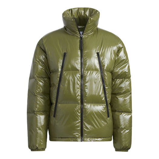 Пухо яке adidas Originals Stand Collar Down Jacket Зелено | H66014