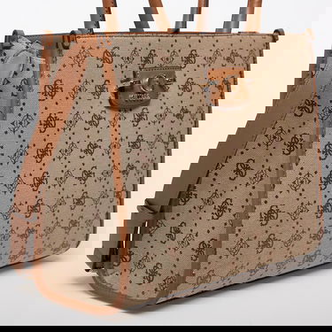 Голяма пазарска чанта GUESS Neda 2 Comp Signature Logo Tote Многоцветен | HWJP9654220-LTL, 3