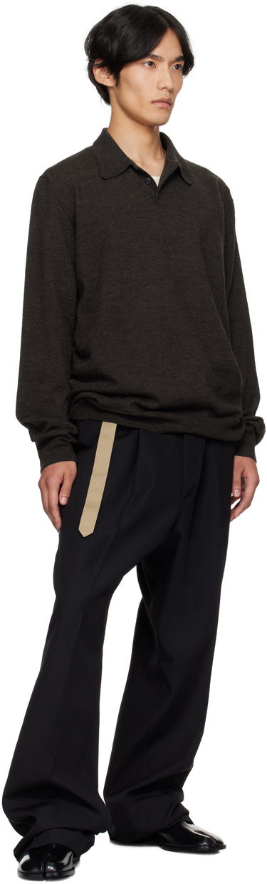 Панталони Maison Margiela Maison Margiela Wool Trousers Черно | S50KA0688 M35518, 3