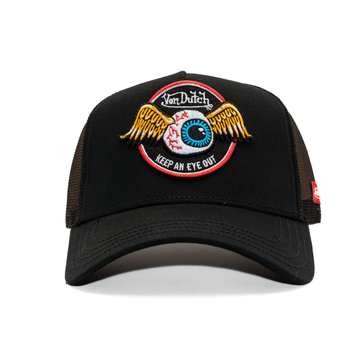 Шапка с козирка Von Dutch Von Dutch Trucker Eye Out Cap Черно | VD/0/CAS1/RAG/BLK, 1
