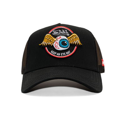 Шапка с козирка Von Dutch Von Dutch Trucker Eye Out Cap Черно | VD/0/CAS1/RAG/BLK, 1
