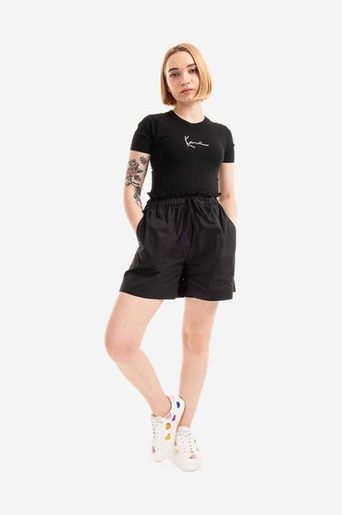 Къси панталони WOOLRICH Poplin Short High Waist Черно | CFWWSH0021FRUT3027, 1