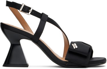 Кецове и обувки GANNI GANNI Big Bow High Heeled Sandals Черно | S2850, 0