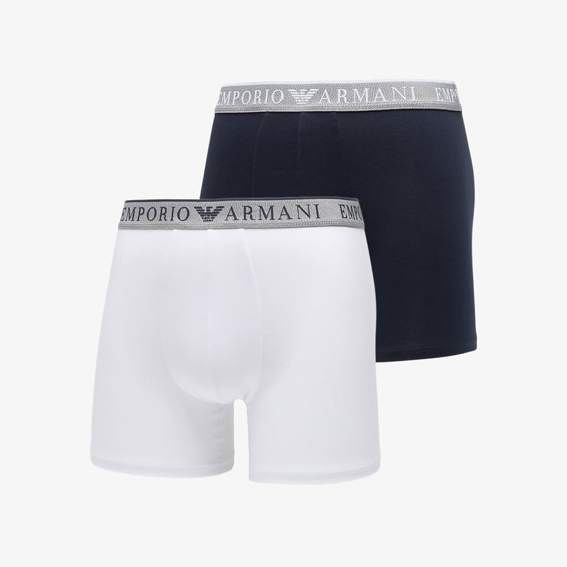 Боксерки Emporio Armani Emporio Armani Two-Pack Boxer Trunks Бяло | EM000255AF10776MB088