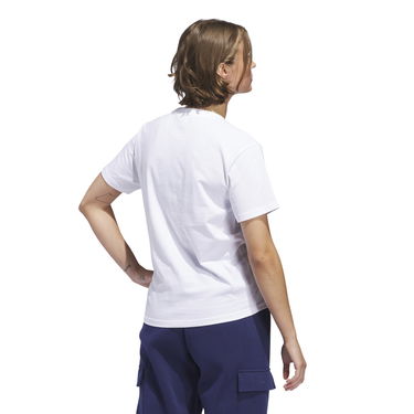 Тениска adidas Performance Floral Graphic T-Shirt Бяло | JI9432, 2