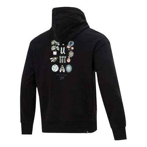 Суитчър Puma Downtown Graphic Full Zip Hoodie Черно | 535178-01