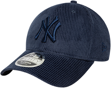 Шапка с козирка New Era New York Yankees MLB 9Forty Corduroy Baseball Cap Тъмно синьо | 60758926-410, 0