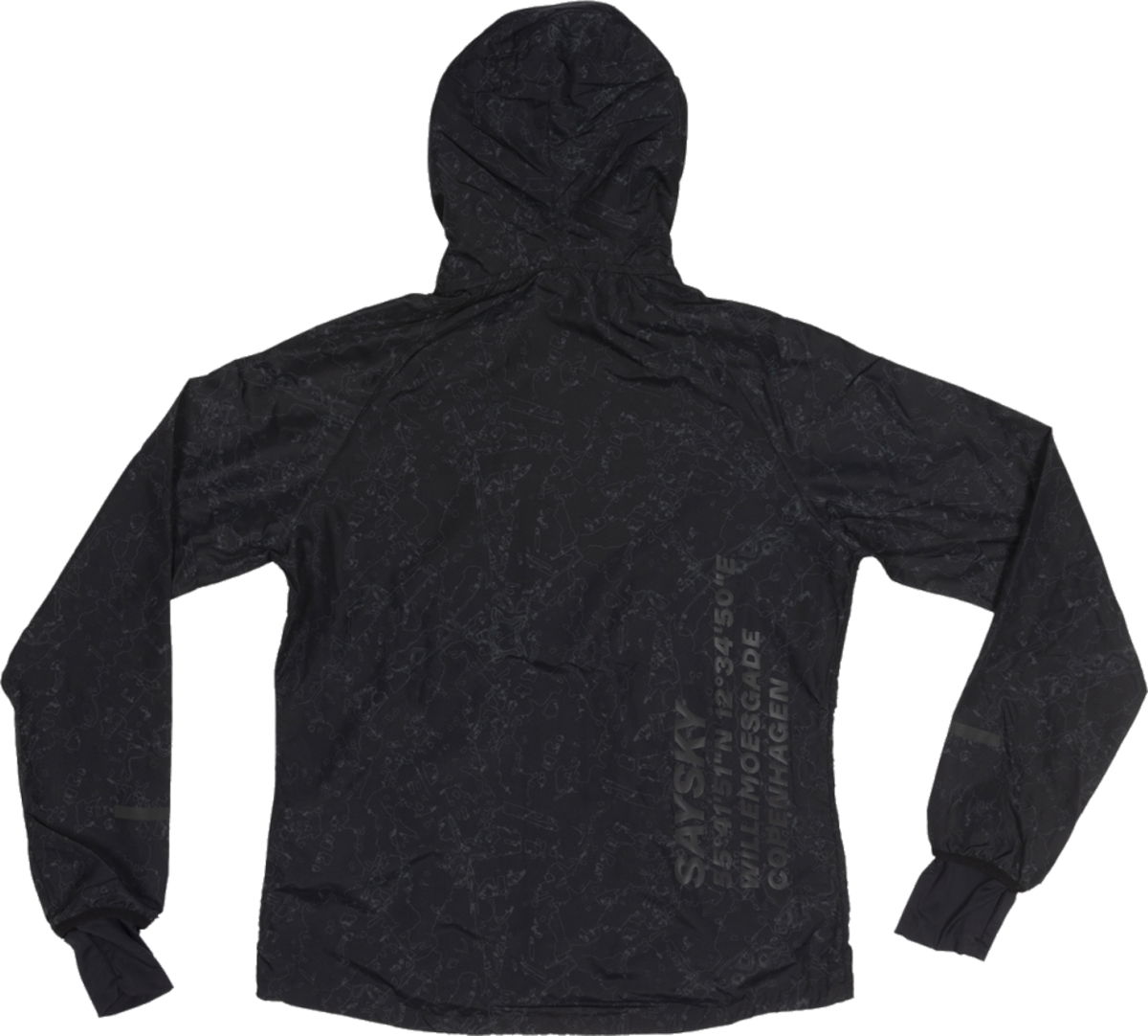 Ветровка Saysky Saysky Map Pace Hooded Jacket Черно | jwrja01c1003, 1