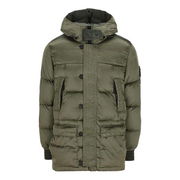 Split Hood Down Puffer Jacket