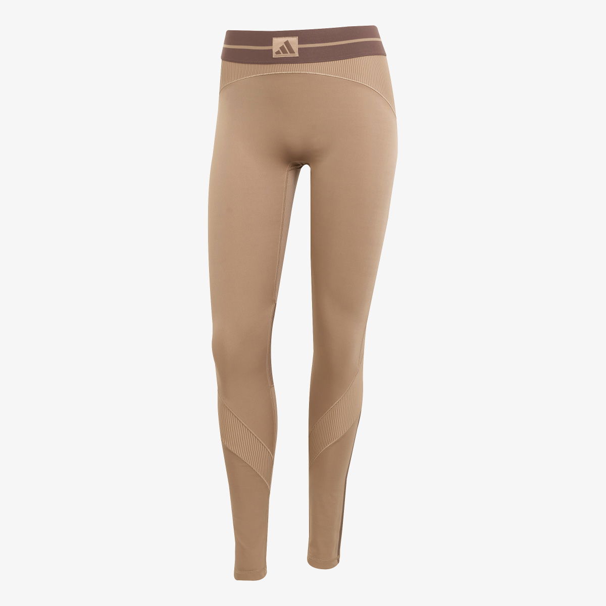 Клинове adidas Performance Hyperglam Rib Leggings Бежово | JY2068, 1