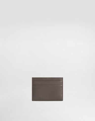 Портфейл Dolce & Gabbana Dolce & Gabbana Calfskin Card Holder Сиво | BP0330AV95680730, 2