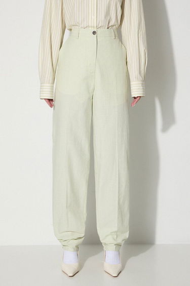 Панталони WOOD WOOD High Waist Trousers Зелено | 12211600.5291, 0