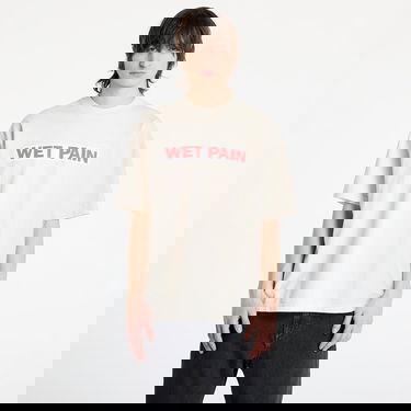 Тениска Pleasures PLEASURES Wet Pain T-Shirt Бежово | P25SP066 CREAM, 0
