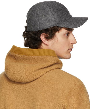 Шапка с козирка Loro Piana Loro Piana Baseball Cap Сиво | FAL9621, 2