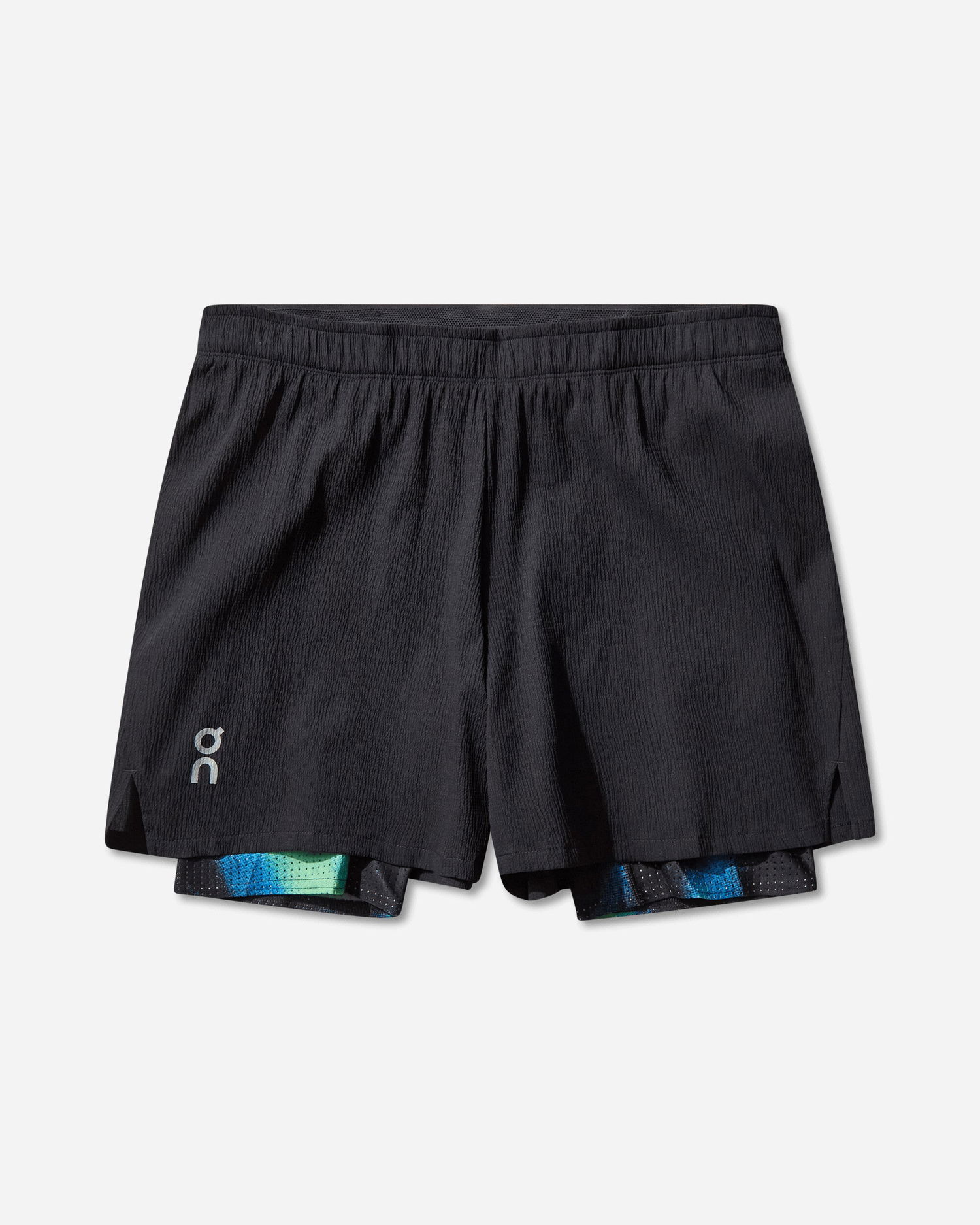 Къси панталони On Running Pace 2-in-1 Textured Running Shorts Черно | 1MF10813398 002, 1