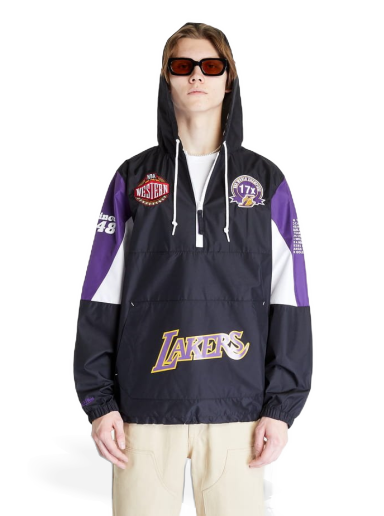 Ветровка Mitchell & Ness Team Origins Pullover Anorak Черно | OJPO5033-LALYYPPPBLCK