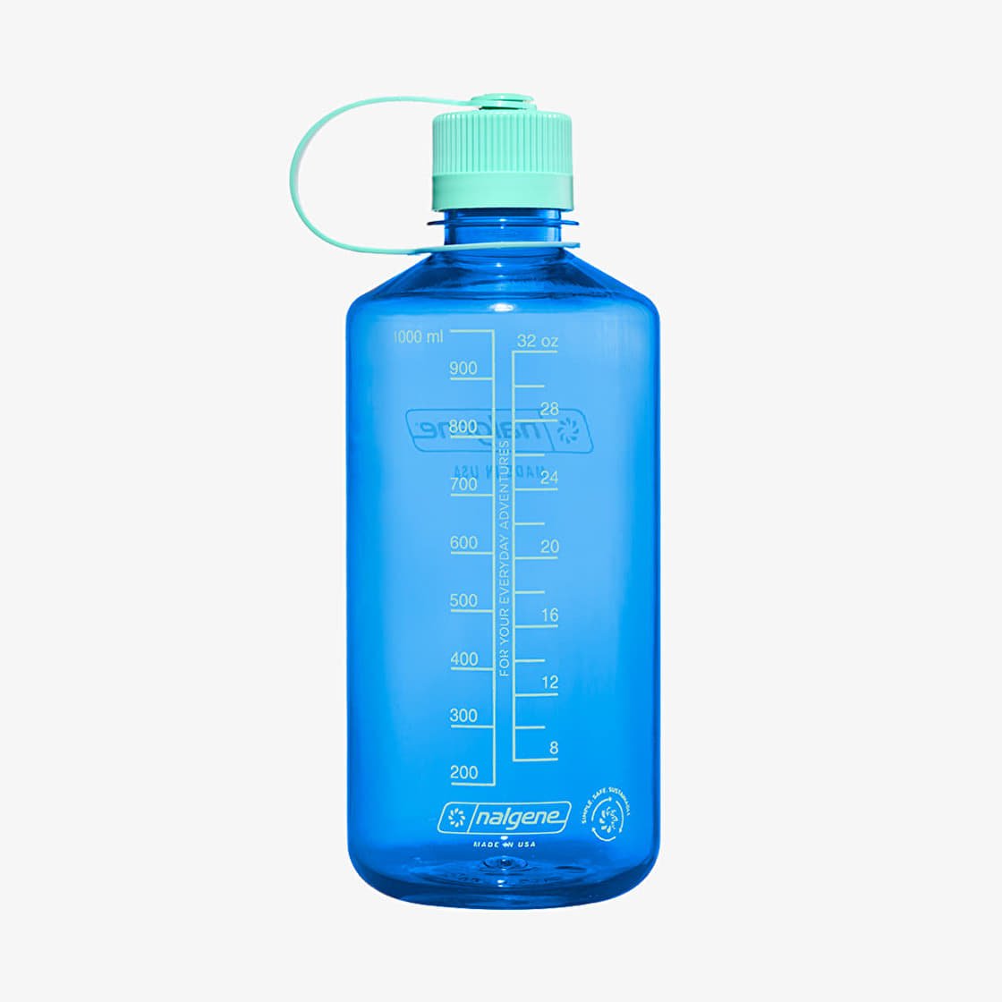 Бутилки за пиене Nalgene Narrow Mouth Sustain Water Bottle 1000ml Синьо | 2021-3332, 0