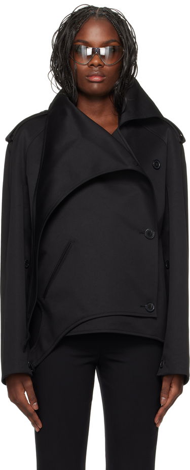 Яке Courrèges Short Oblique Jacket Черно | 424CBL215CO0131, 0