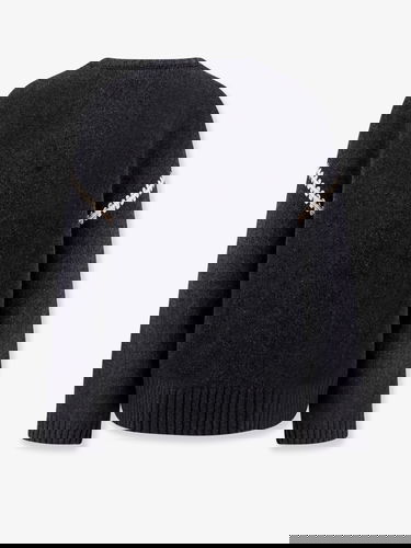 Пуловер TOTEME Toteme Knit Sweater with Crochet Trim Черно | 241WRT1025YA0004074, 1