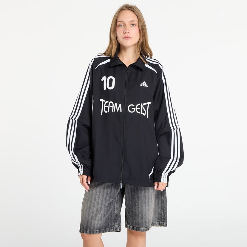 Яке adidas Originals Adilenium Season 4 Teamgeist Oversized Track Jacket Черно | KE7569